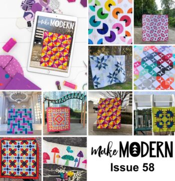 Patterns Included in Make Modern Issue 58