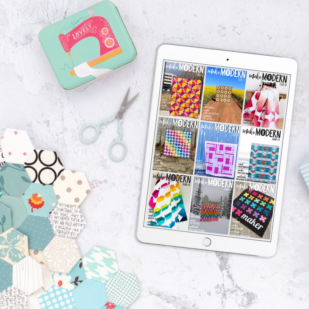 Receive over 600 modern quilt projects instantly!
